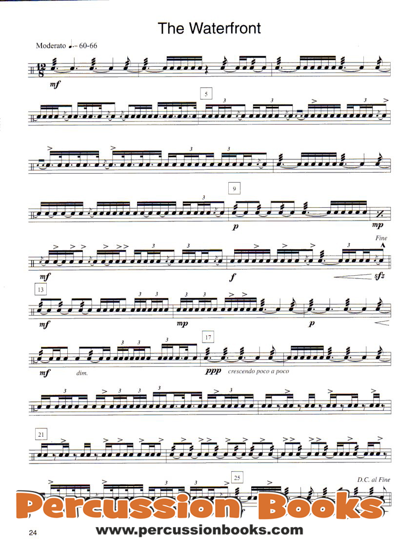40 Intermediate Snare Drum Solos Sample 2